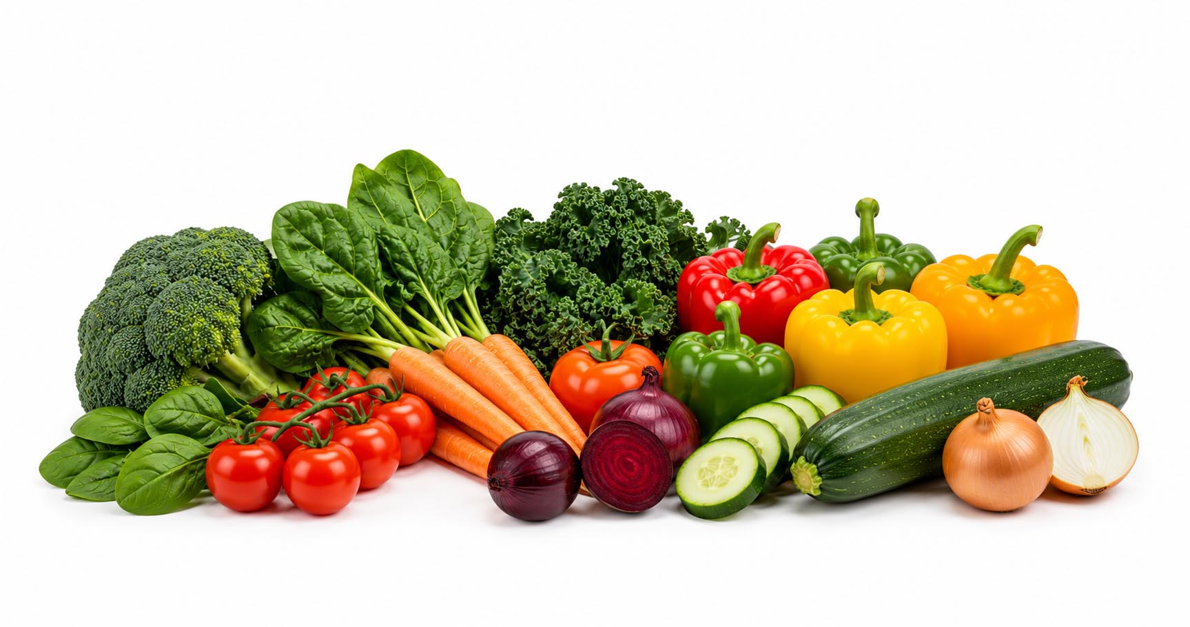 An assortment of fresh vegetables